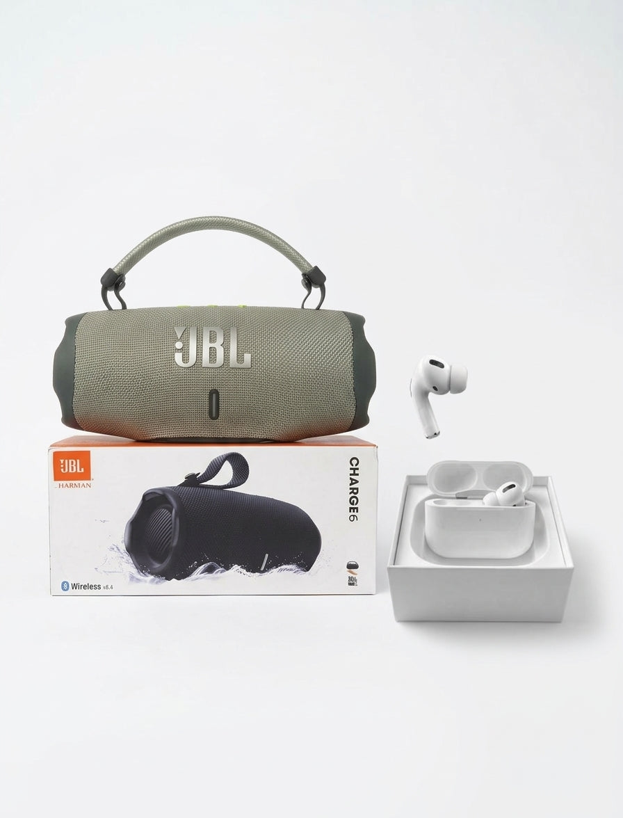 Combo Bocina premium + Airpods pro 3