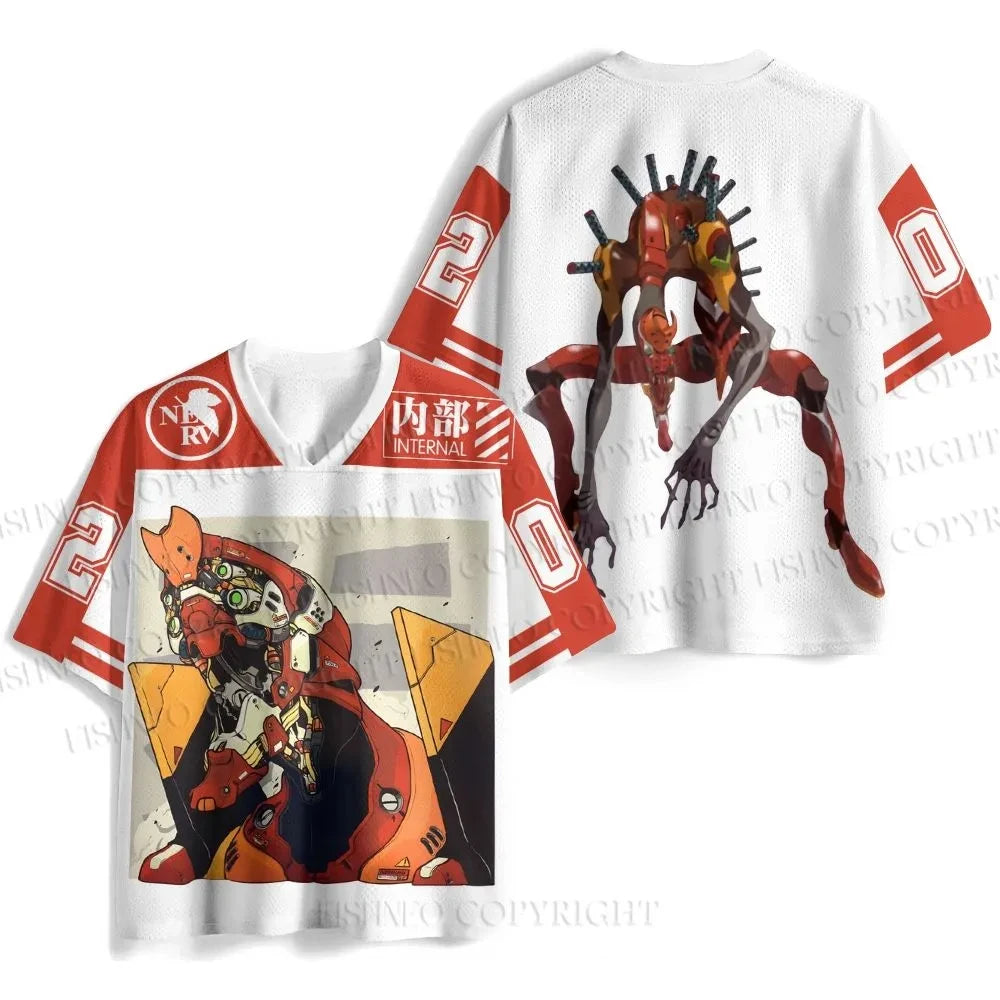 Camisa cuello V Evangelion Rei Ayanami Oversized